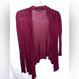 Maroon/Burgundy Thin Cardigan